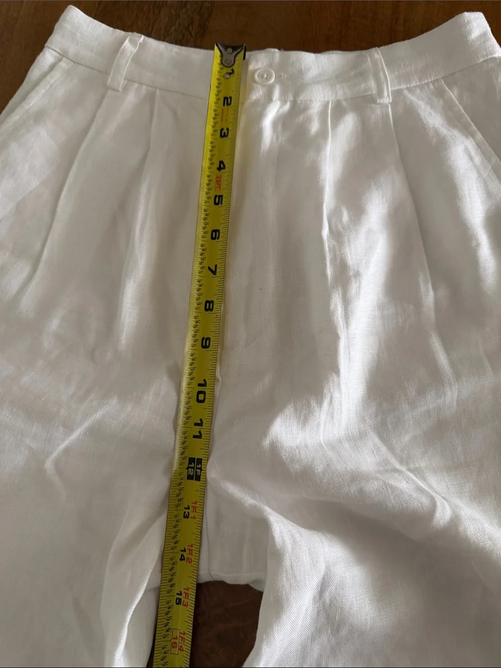 Reformation Linen Pant - White Size 4